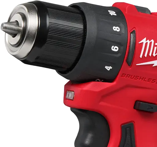 Шуруповерт-дрель аккумуляторный Milwaukee M12 BLDDRC-202C 12В 2х2 А/ч 40 Нм 0-550-1700 об/мин ЗП C12C кейс 1.2 кг - фото 7