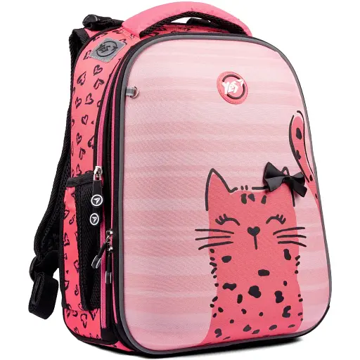 Рюкзак школьный каркасный Yes H-12 Cats