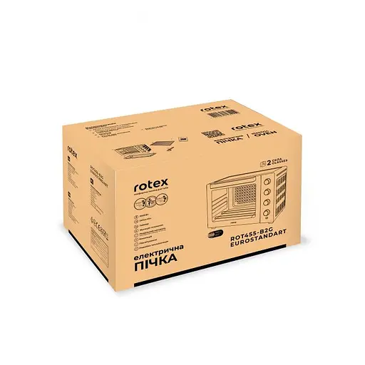 Електрична піч Rotex ROT455-B2G EUROSTANDART - фото 11