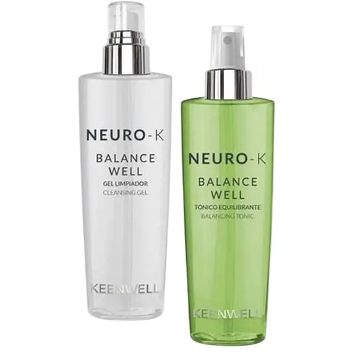 Набір для обличчя Keenwell Neuro-K Balance: балансуючий очищуючий гель + балансуючий тонік