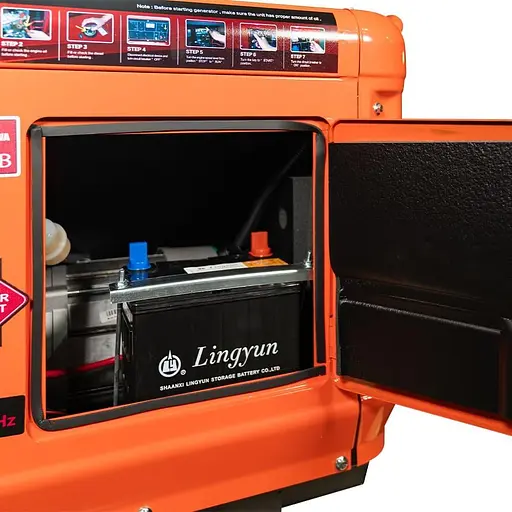 Генератор Синхронний Bison 5.5 кВт BS9500QQ / 5500 Вт / Дизель (41-00411) - фото 4