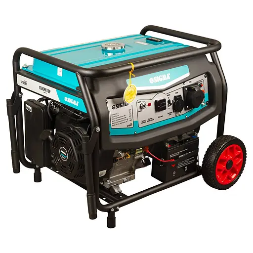 Бензиновий генератор Sigma 7.5/8.0 кВт, однофазний, ручний/електро запуск (5710561) - фото 6