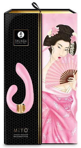 Вібратор Shunga Miyo Intimate 18.5 см світло-рожевий - фото 2