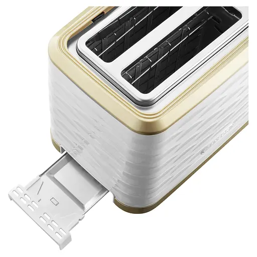 Тостер Sencor 930 Вт підігрів розморожування підсвічування пластик біло-золотий - фото 5