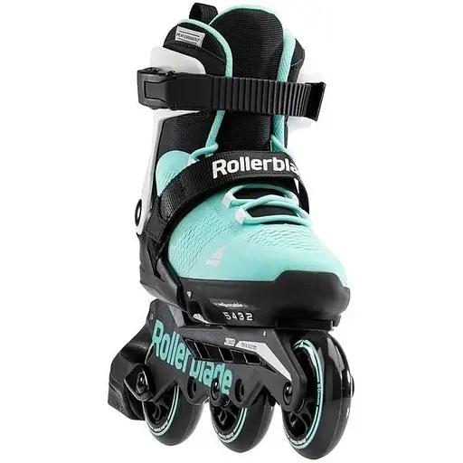 Ролики Rollerblade Microblade 3WD 28-32 Pure Aqua/White (1012-07221700-2V6-28-32) - фото 4