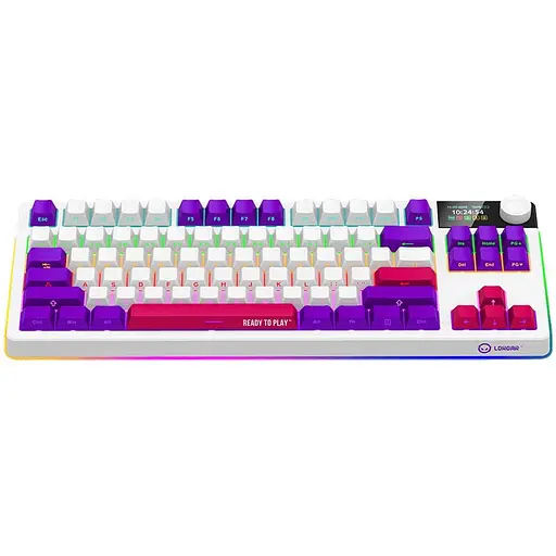 Клавіатура Lorgar KBP70TKLW Pro Wireless TKL EN/UA White (LRG-KBP70TKLW-WH-US) - фото 2