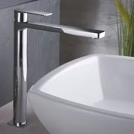 Змішувач для раковини високий Paffoni Tango без донного клапана chrome TA081CR, Хром - фото 5