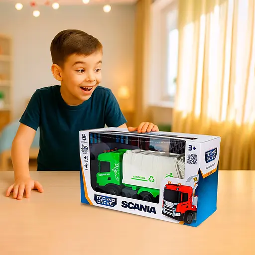 Автомодель TechnoDrive Big Truck Мусоровоз Scania (6410KS) - фото 13