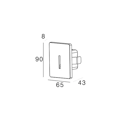 Точковий світильник Skarlat RWLB108 1W WH 3000K - фото 2