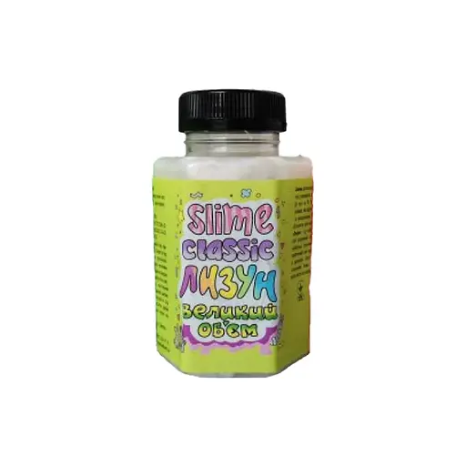 Лізун Slime Classic Pearl Big, перламутр, баночка, 200 мл