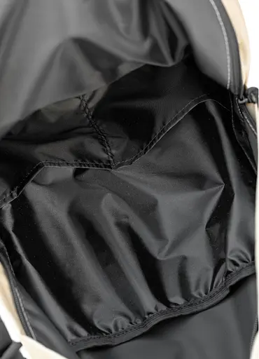 Женский рюкзак Sambag Active песочный тканевый с принтом "monstera" 40 х 33 х 14 см (11811144) - фото 7