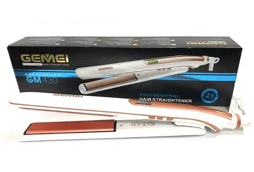 Выпрямитель утюжок для волос Gemei Gm-430 - фото 7
