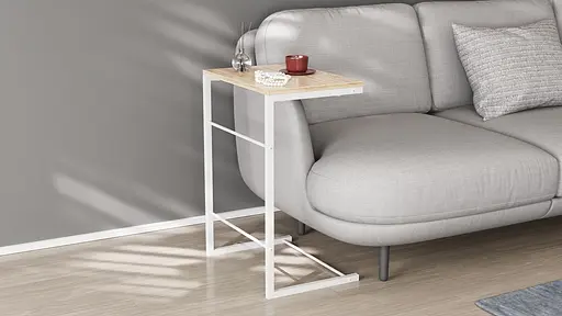 Столик Терри 650x440x330 Белый металл ДСП Дуб Сан-Марино 16мм FRD-104656 - фото 3