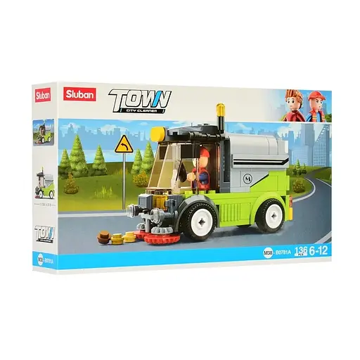 Конструктор SLUBAN Транспорт, від 118 деталей, фігурка, (В асортименті)