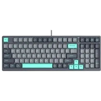 Клавиатура A4Tech FS300 Panda Rock Climbing, Black/Grey, USB, игровая, подсветка кнопок, защита от брызг, 1.8 м, UA/RU/US