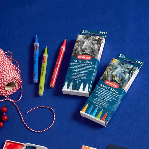 Набір кольорових ручок Derwent Paint Pen Palette №2 5 шт.   - фото 5
