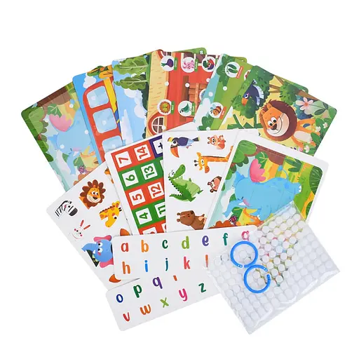 М'яка розвиваюча іграшка-книжечка "Busybook" Bambi YB-501-502-503-3 - фото 2