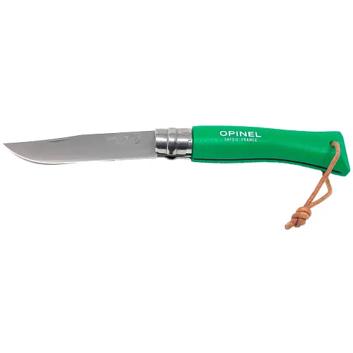 Нож Opinel №7 VRI Inox Trekking. Цвет: зеленый