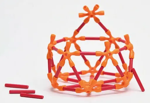 Конструктор Hape Flexistix Будівництво 66 деталей бамбуковий E5567 - фото 2