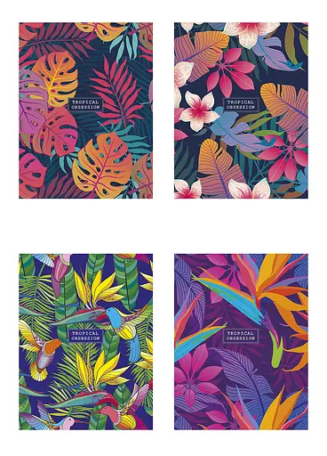 Комплект 4 шт загальних зошитів. Зошит Школярик А5 80 арк. у лінію 5201 4823088203974 - фото 1