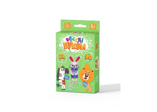 Настольная игра Danko Toys Веселые буквы (укр.) (G-VB-01U)