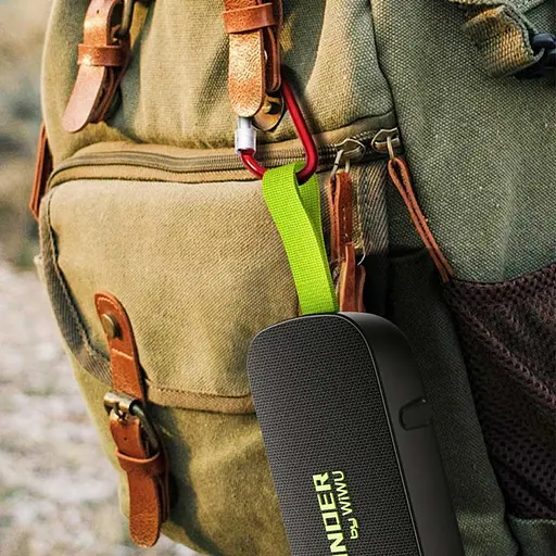 Bluetooth Колонка WIWU H2 Thunder Wireless Portable Speaker Black - фото 6