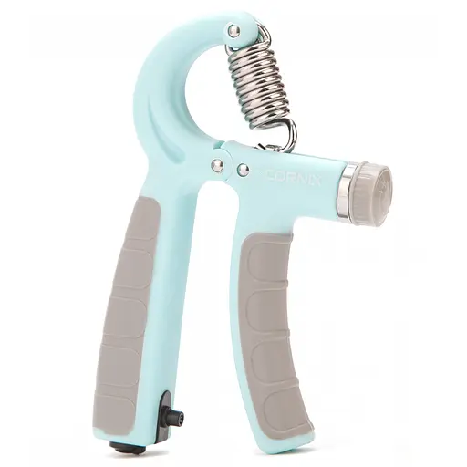 Еспандер кістьовий Cornix 5-60 кг з регульованим навантаженням та лічильником XR-0266 Mint/Grey - фото 2