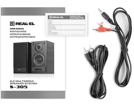 Акустична система Real-EL 2.0 S-305 Black (EL121200012) - фото 6
