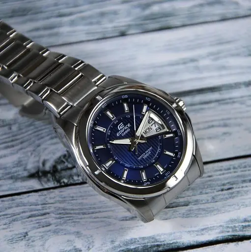 Часы мужские стальные кварцевые оригинальные Япония Casio Edifice EF-129D-2AVEF (модуль 5125) - фото 3