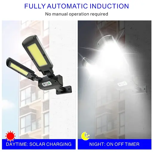 Потужний світлодіодний акумуляторний ліхтар світильник SR-913 переносний ліхтар з датчиком руху - фото 4