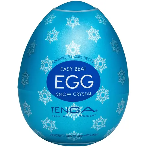 Мастурбатор-яйце Tenga Egg Snow Crystal з охолоджувальним лубрикантом (4821002029907)