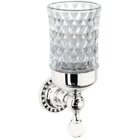 Склянка для зубних щіток Kugu Swan 406C хром - фото 1