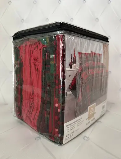 Постільна білизна Red Legacy Plaid Фланель Cotton Collection pbe0052035 - фото 3