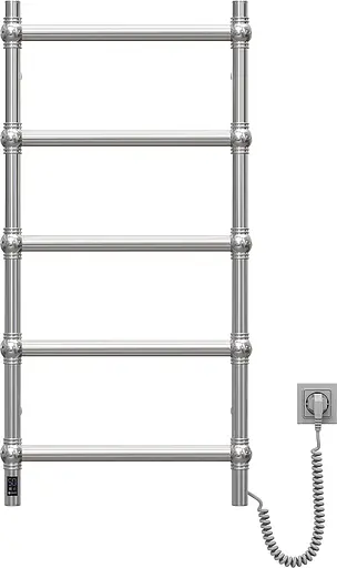 Електрична рушникосушка Navin Retro 500x1000 Sensor, права 12-228153-3680, Хром, Праве, Електронний - фото 2