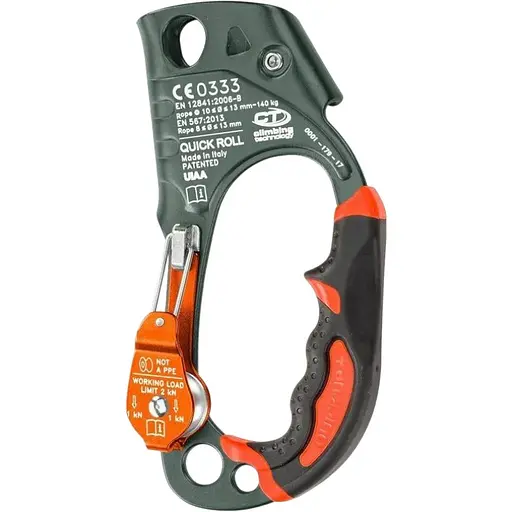Зажим Climbing Technology Quick Roll Ascender W/Pulley Grey L (1053-2D663S JXP)