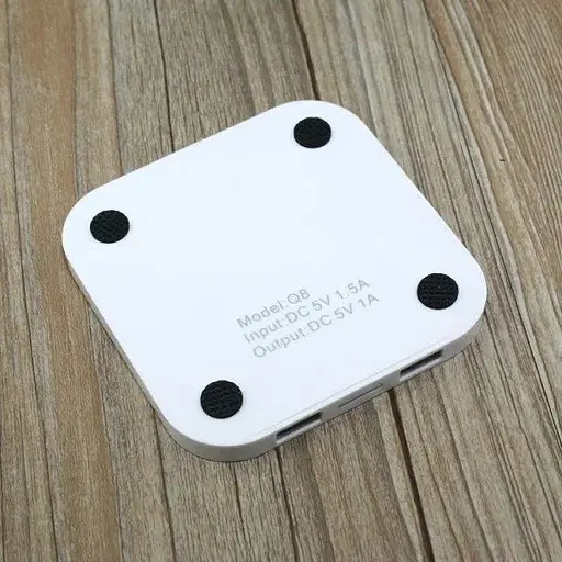 Беспроводное зарядное устройство Hoozo HT-Q8 White - фото 2