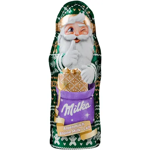 Фігурний шоколад молочний Milka у формі Cвятого Миколая 45 г