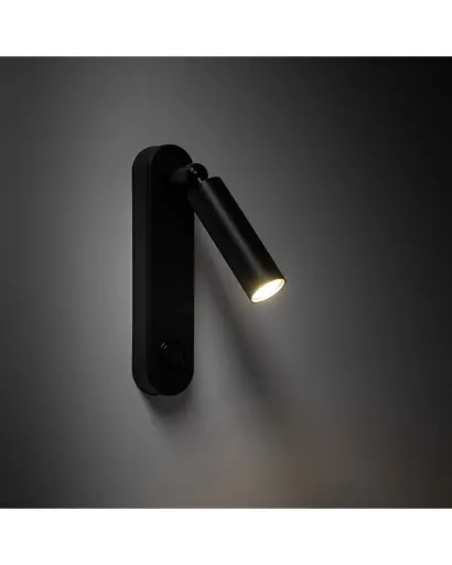 Бра, настінний світильник Tk Lighting 6621 Enzo G9 1x6W IP20 Bk - фото 2