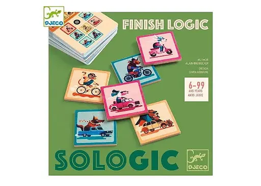 Настольная игра Djeco Логический финиш (Finish Logic) (DJ08540)