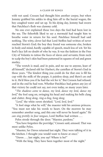 A Song of Ice and Fire Book2: Clash of Kings - фото 8