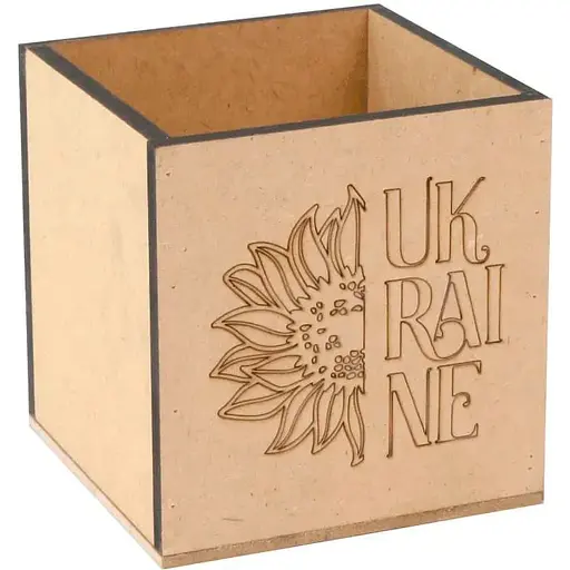 Стакан Rosa Talent Ukraine МДФ 10х10х10 см