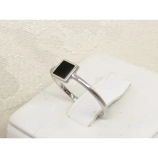 Серебряное кольцо Qvaliz с эмалью. 90101182 16 - фото 2