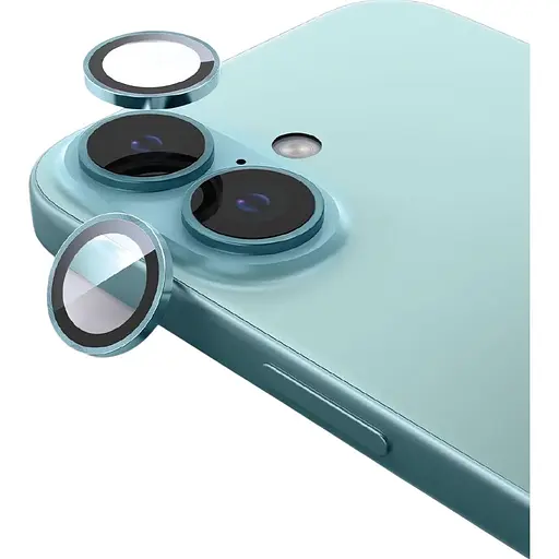 Захисне скло на камеру iLera FocusPro Lens для Apple iPhone 16/16 Plus Green (iLFPGre16) [124805] - фото 5