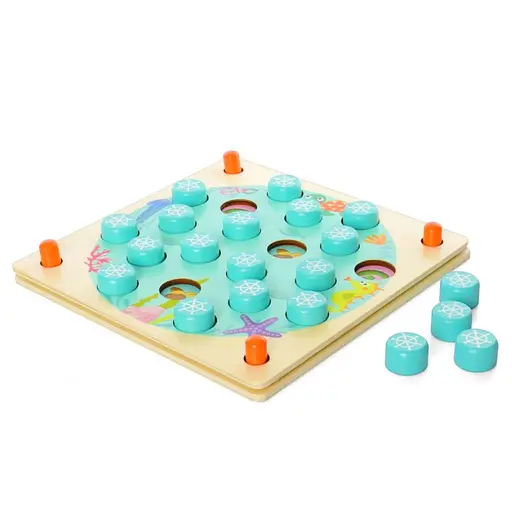 Дитяча розвиваюча дерев'яна іграшка MD 2785 карточки 10 шт - фото 4