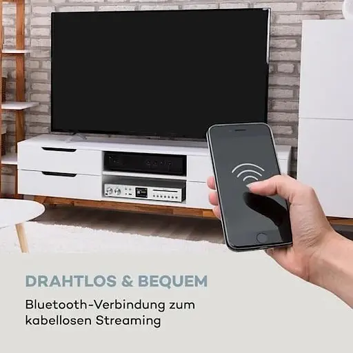 Підсилювач ресивер Auna HiFi CD Silver Star Internet/DAB+/FM CD WiFi (10036446) - фото 7