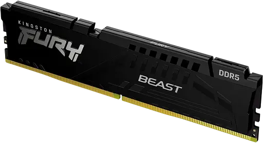Оперативная память Kingston Fury 32GB DDR5 5600MHz Beast Black (ex.HyperX) (KF556C40BB2-32) - фото 1