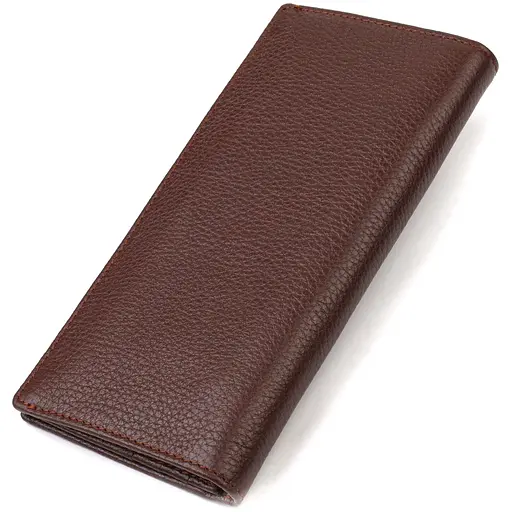 Мужской кожаный кошелек Canpellini 9.2х18.8х1 см acs0025604 - фото 2