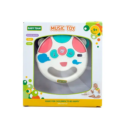 Детская музыкальная игрушка "Бубен" 8627-1. - фото 2