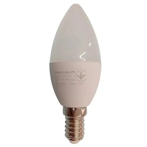 Лампа LED Grunhelm C37-7W-4K-E14 Long-Life R2.0 (149224)