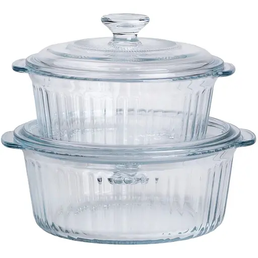 Набір каструль Yiwu із боросилікатного скла 1,5/2,3 л HP-34-26 - фото 3